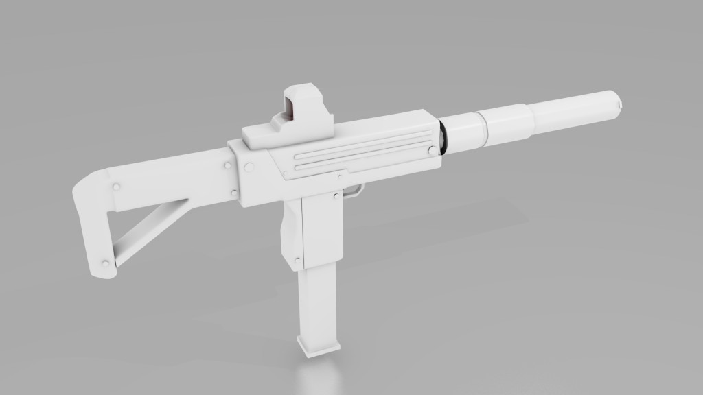 mac10 high poly all part detachable preview image 1